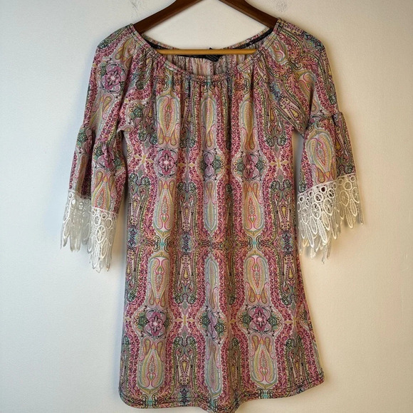 Boho Paisley Tunic - Picture 1 of 4